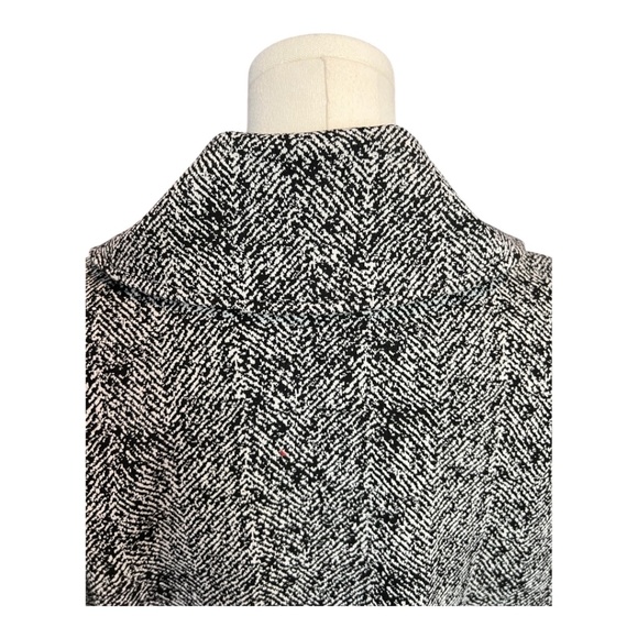 🆕 ⚪️ NWOT CABI Agent Grayscale Herringbone Double Breasted Statement Jacket | S - Picture 9 of 12